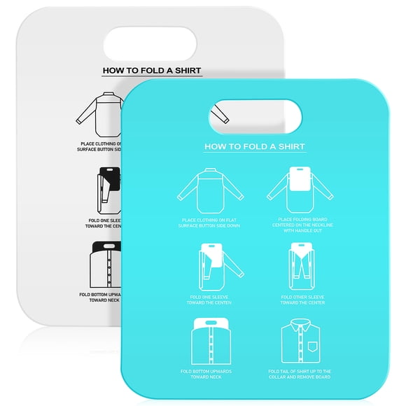 Milisten 2pcs Shirt Folder T Shirt Folder Clothes Folding Boards Shirt Folding Boards Adult T-shirt Folders