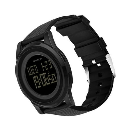Raindrops Invisible Bra Waterproof Watch Affordable Watch Man 18*4.4cm Black