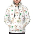 thumbnail image 4 of Hoodies for Men - Cactus Feminine Cute Alpaca Long Sleeve Comfrt Men'S Fashion Hoodies & Sweatshirts, Sweatshirts for Men Hoodies Pullover Clothing Clothes with Pouch, 4 of 7