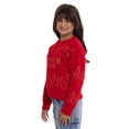 thumbnail image 6 of Stranger Things Girls Graphic Eyelash Knit Glitter Sweater, Sizes 4-16, 6 of 8