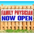 thumbnail image 1 of Family Physician Now Open 13 oz Vinyl Banner With Metal Grommets, 1 of 4