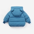 thumbnail image 4 of Ruyang Kids Bear Puffer Jacket Baby Boys Girls Winter Warm Cute Down Coat Padded Thermal Zip Up Puffy Quilted Outwear, 4 of 5