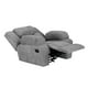 thumbnail image 4 of Sillón Reclinable TRINITY Rexon 1 Plaza Gris Oscuro, 4 of 8