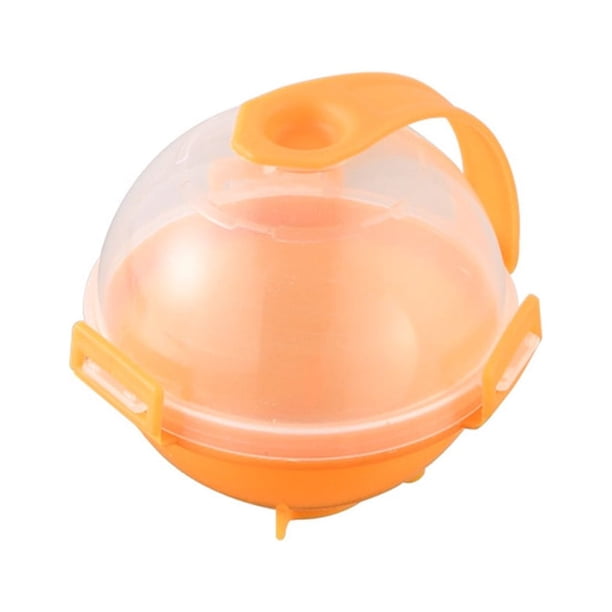 Bewildely Moldes de bolas de hielo para congelador, bebida redonda, café, leche, máquina de cubitos de glaseado, congelación, moldes Cocina y Comedor Naranja 1PC