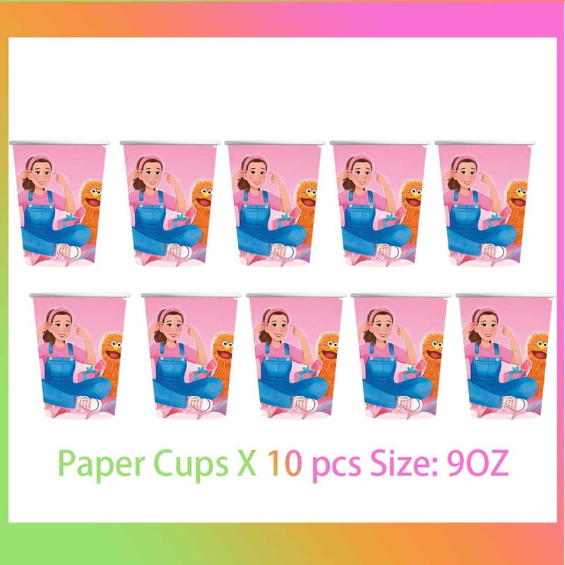 Ms Party Tableware Rachel  Set Plates Cup Kit Birthday Supplies Decorations Disposable Dinnerware