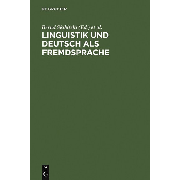Linguistik und Deutsch als Fremdsprache, (Hardcover)