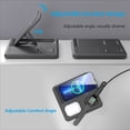 thumbnail image 4 of Reloj Inteligente para Teléfonos Android Soporte Plegable de Carga Rápida Inalámbrica Multifuncional, Teléfono / Reloj / Auriculares Tres en Uno Cargador Inalámbrico Adecuado para Teléfonos Inteligent, 4 of 9