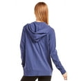 thumbnail image 4 of Women's Thin Cotton Zip Up Hoodie Jacket (M, Denim), 4 of 4