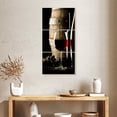 thumbnail image 2 of Elephant Stock Cabernet Wine Wall Art - Vertical Multi Panel Canvas - Dining Room Wall Decor - Food And Drink Multi Panel - Black And Beige Decor - 18" x 38", 2 of 8
