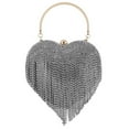 thumbnail image 1 of Kmbangi Sac Pochette pour Femmes Soirée Chaîne Diamants Robe Sac à Main Mariage Fête Cristal Strass Sac à Main, 1 of 3