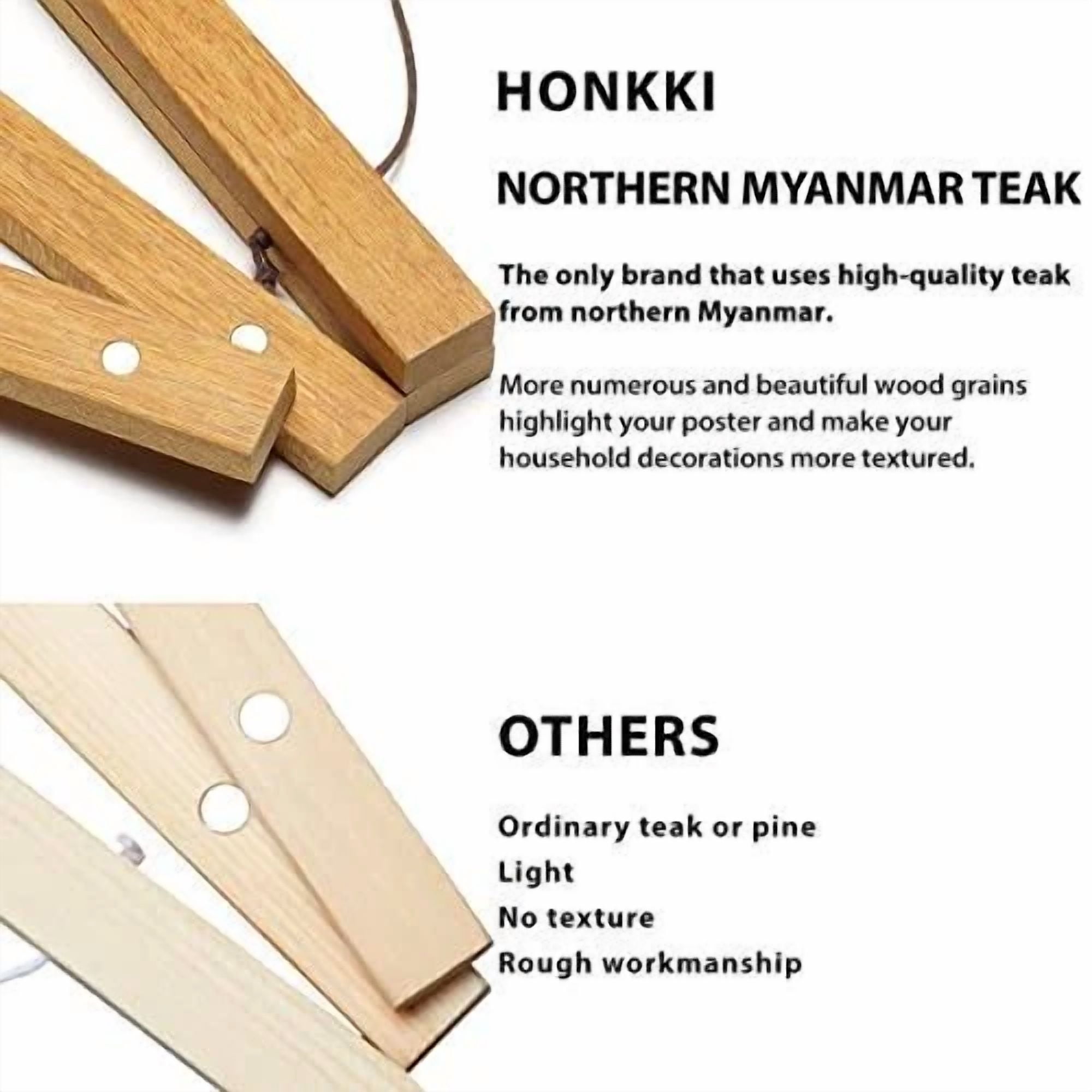 Poster Hanger Magnetic Frames, Strong Magnet, Wood Poster Hanger For Diamond
