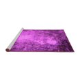 thumbnail image 2 of Ahgly Company Machine Washable Indoor Square Oriental Pink Industrial Area Rugs, 5' Square, 2 of 4