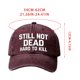 thumbnail image 3 of Gorra de béisbol ajustable unisex con diseño clásico de perfil bajo, tela de algodón lavado, visera curva, transpirable, talla única para 54-62 cm, adecuada para uso casual, al aire libre y deportivo., 3 of 5
