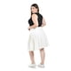 thumbnail image 3 of Falda plisada con cadena Roman Fashion /Tallas Extras, 558 (Blanco) blanco 42, 3 of 6