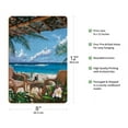 thumbnail image 2 of Paradise Porch - Hawaiian Ocean View - From an Original Color Painting by Scott Westmoreland - 8 x 12 inch Vintage Wood Art Sign, 2 of 4