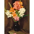 thumbnail image 2 of Dunton, William Herbert 12x14 Black Ornate Wood Framed with Double Matting Museum Art Print Titled - Vaso di fiori, 2 of 4