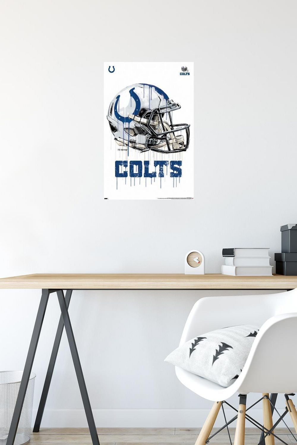 NFL Indianapolis Colts - Drip Helmet 20 Wall Poster, 22.375" x 34"