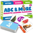 thumbnail image 1 of QUOKKA Learning Flash Cards for Toddlers Ages 2-4 - 60 Realistic Flashcards with Alphabet, Numbers, Colors & Animals, 1 of 6