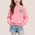 thumbnail image 6 of Atogsazn Toddler Boys Christmas Sweatshirt Kids Girls Cute Printed Long Sleeve Pullover Sweatshirt Fall Winter Tops Clothes 02-Pink 2-3 Years Fashion, 6 of 8
