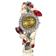 Weicam 5 Pack Women Luxury Watch Bracelet Diamond Flower Lady Retro Wholesale Wrist Watch Jewellery