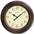 thumbnail image 2 of Westclox 10" Woodgrain Finish Distressed Dial Wall Clock, 2 of 2
