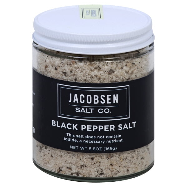 Infused Black Pepper Salt, Jacobsen Salt Co.