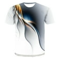 thumbnail image 1 of LUOGENLI T-shirts pour Hommes T-shirts 3D Nouveauté Hommes T-shirts Graphiques Amusants T-shirts Imprimés 3D Col Rond Manches Courtes Été Décontracté T-shirts Blouse Tops Blanc TTTG, 1 of 4