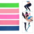 thumbnail image 4 of 5 PCS Sports Exercise Resistance Loop Bands Set Elastic Band Set for Yoga Home Gym Training (2 Sets), 4 of 5
