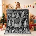 thumbnail image 4 of MYUNNIL Christmas Coloring Blanket Kit, 50 x 50.06" Soft Reindeer Gnome Pattern Washable Fabric Blanket with 24 Markers, Over Size Fun Seasonal Home Decor for Holiday Gifts, 4 of 4