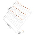 thumbnail image 5 of WRITWAA White Test Tube Stand 1Pc Drying Rack Laboratory Drain Holder for Industrial and Scientific Labs, 5 of 8