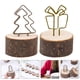 thumbnail image 3 of 10 clips de notas de mesa, clips de fotos con base de madera, clips de fotos con base de madera, clips para números de mesa, 3 of 7
