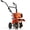 62cc 10in Orange, variant on Prowoo 62CC Gas Tiller Cultivator,2 Stroke Gasoline Powered Rototiller,1.5KW 7500RPM,10in Working Width 5in Working Depth, Heavy Duty Garden Tiller for Lawn Yard Soil Cultivation (Orange)