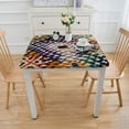 thumbnail image 3 of nygtbtfer Rectangle Tablecloth Stainproof Tablecloths,Wipeable Table Cloth Wrinkle-Free for Round/Rectangle/Oval/Square/Party,Farmhouse, 3 of 7