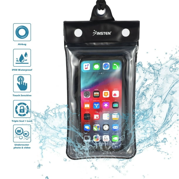 Insten Universal Floating IPX8 Waterproof Phone Dry Bag Pouch Case For