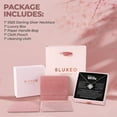 thumbnail image 2 of BluxeTo My Wife Necklace from Husband with Message Card Romantic Gifts for Wife S925 Sterling Silver Necklace for Women, Wife Jewelry Rose Gold, Wife Birthday Anniversary Valentines Mothers Day Gifts, 2 of 7