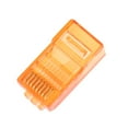 thumbnail image 3 of Conectores de crimpado Ethernet Perfecl Cat Six Paquete de 100 Naranja, 3 of 8