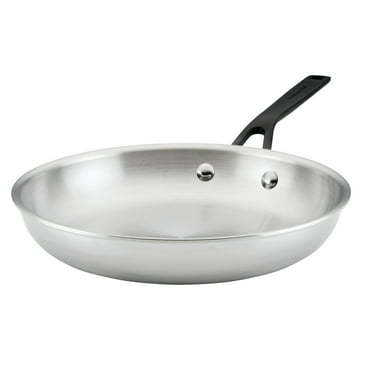 KitchenAid 5 Ply Clad 10 inch Stainless Steel Frying Pan, Polished Stainless Steel