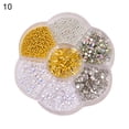thumbnail image 1 of Visland 1 Box 3D Nail Stickers, Nail Decorations Bow-knot Bears Faux Pearl DIY Crafts Creative Nail Art Rhinestones Jewelry for Nail Design, 1 of 8