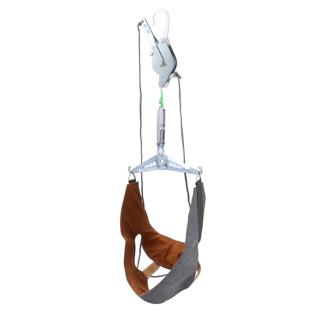 EeaseMX Kit de soporte para tracción cervical para aliviar el dolor con camilla colgante para cuello (color aleatorio)