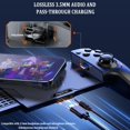 thumbnail image 3 of Controlador de juegos móvil Megadream Simhon 01 para iPhone 16/iPhone 15/Android USB C con conector de audio de 3,5 mm, 3 of 7