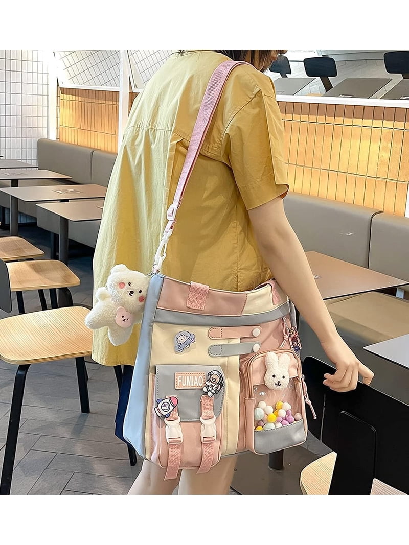 Schattige messenger bag voor tienermeisjes, vrouwen, Kawaii Messenger