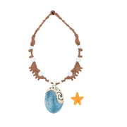 Disney Moana Light-up Shell Sea Star Necklace Accessory for Kids Ages 3+