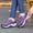 Purple, variant on BYHONG Spring and Autumn New Sports and Casual Shoes for Women Thick Soles and Absorbing Outdoor Shoes Casual Shoes for Women Black 7.5