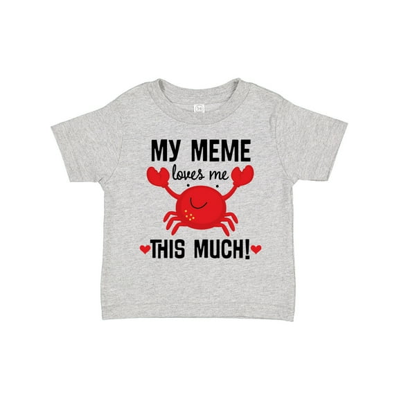 Inktastic Meme Loves Me Grandson Boys or Girls Toddler T-Shirt