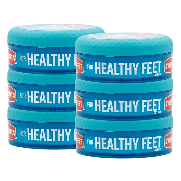 O'Keeffe's Crème Saine pour les Pieds, 3.2 Oz, (Lot de 6)