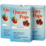 Three Lollies Queasy Pops Lollipops Natural Cola Flavor, 3pk