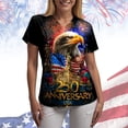 thumbnail image 4 of UngA Women's 250Th Anniversary Print Vintage T-Shirt 1776-2026 250Th Anniversary Patriotic Women Shirts (Gold,XXL), 4 of 6