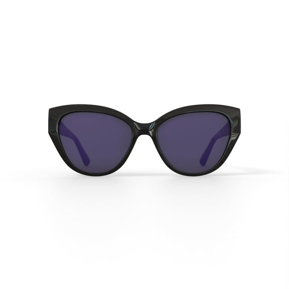 bebe Women's Rx'able Fashion Sunglasses, BBOS1003, Black, 54-17-140, with Case