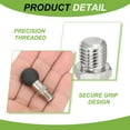 thumbnail image 3 of Uxcell Ball Mount Base Ball Adapter with Threaded Bolt Stainless Steel for Action Camera Camcorder Compatible 0.67" x M10, 3 of 7