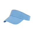 thumbnail image 2 of Girls Visor Athletic Sun Hat for Boys Adjustable Golf Visor Hat Youth Outdoor Sport Hat Tennis Hat Sky Blue One Size, 2 of 4